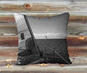 boat pillow, nautical